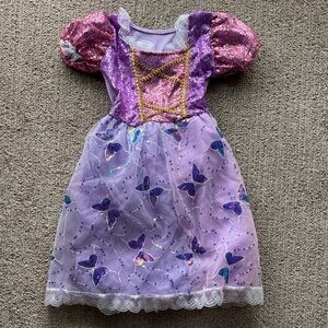 Rapunzel light up Princess Costume w/ headband